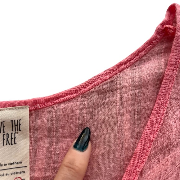 Free People Pink Long Sleeve Top - Picture 14 of 16